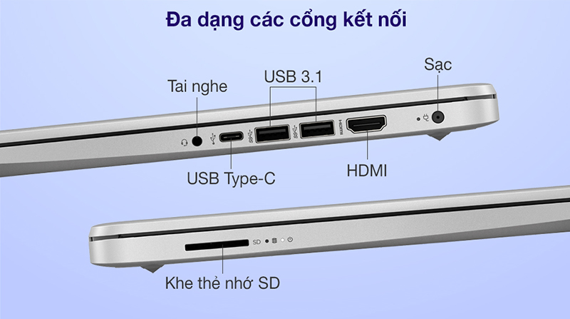 Đa dạng các cổng kết nối